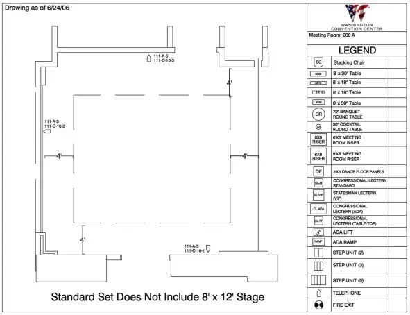 Floor Plan of 208